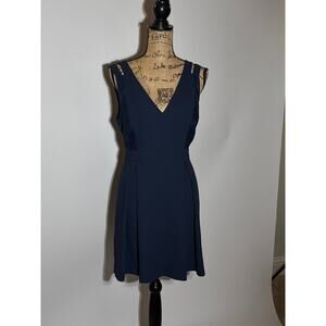 BCBGeneration blue lace cocktail dress size 10